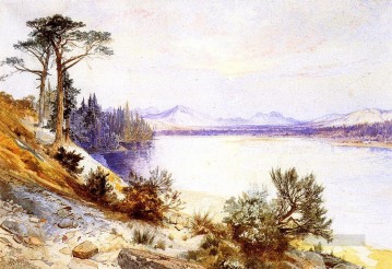 Head of the Yellowstone River landscape Thomas Moran Oil Paintings